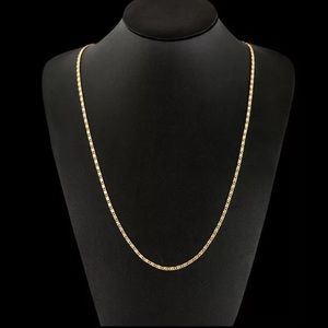 18 k gold plated necklace